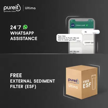 Pureit by HUL ULTIMA MINERAL 10 L RO + UV + MF Water Purifier with Digital Purity Indicator  (Black) Pureit by HUL ULTIMA MINERAL 10 L RO + UV + MF Water Purifier with Digital Purity Indicator  (Black)